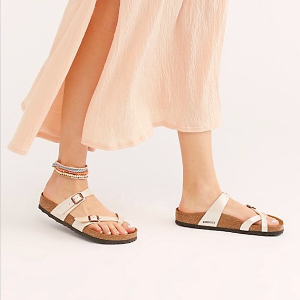 Birkenstock Mayari Sandals in Antique Lace Size 37